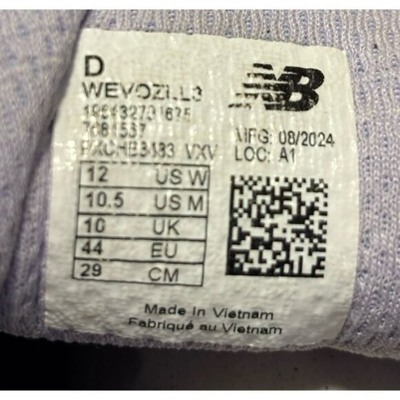 New Balance Fresh Foam X EVOZ v3 Sneakers Women’s Size 12 D - Picture 7 of 10